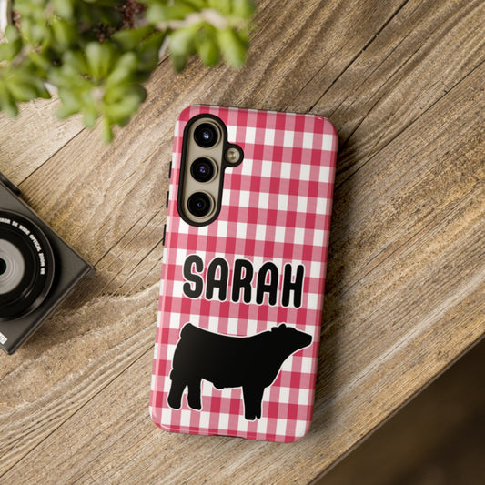 Livestock Show Cow Phone Cases - Show Market Steer - Android Cow Phone Cases