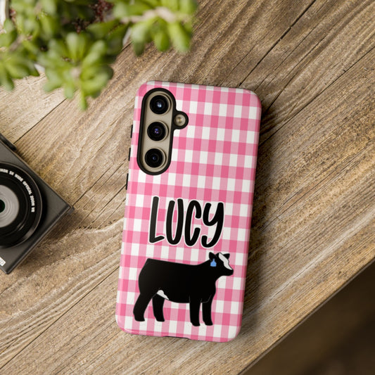 Livestock Show Cow Phone Cases - Show Heifer - Android Cow Phone Cases