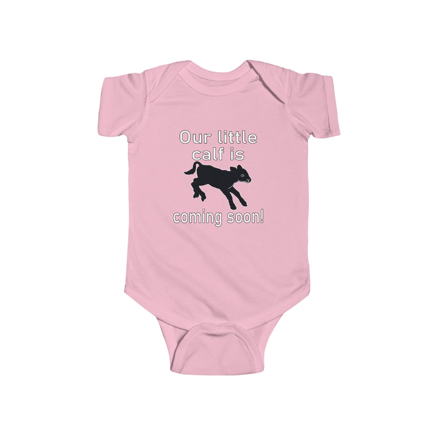 Our Little Calf is Coming Soon Baby & Kids Bodysuit Gender Reveal Onesie