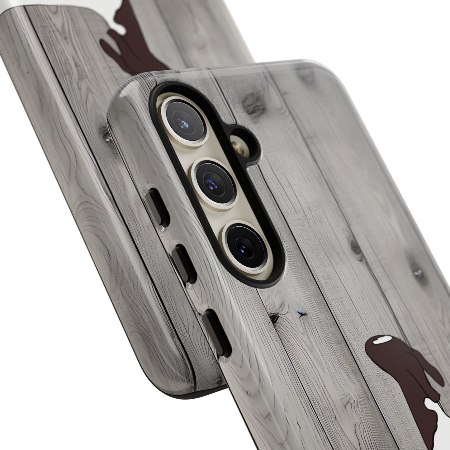 Livestock Show Goat Phone Cases - Android Goat Phone Cases - Wood Plank Background