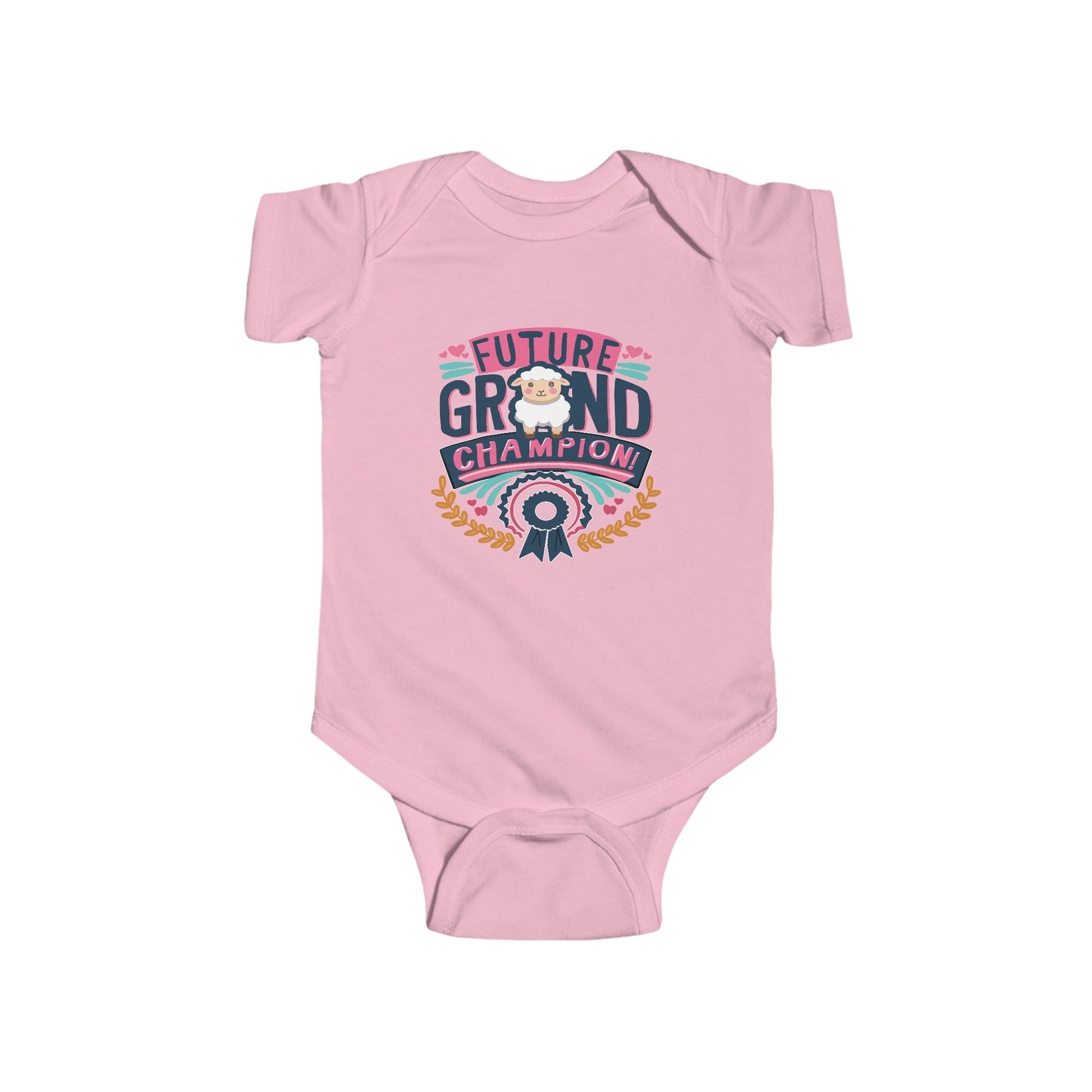 Future Grand Champion Fine Jersey Bodysuit Gender Reveal Onesie