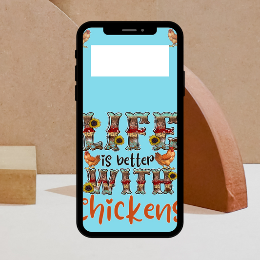 Life is Better with Chickens iPhone and Android Wallpaper - Livestock Show Poultry