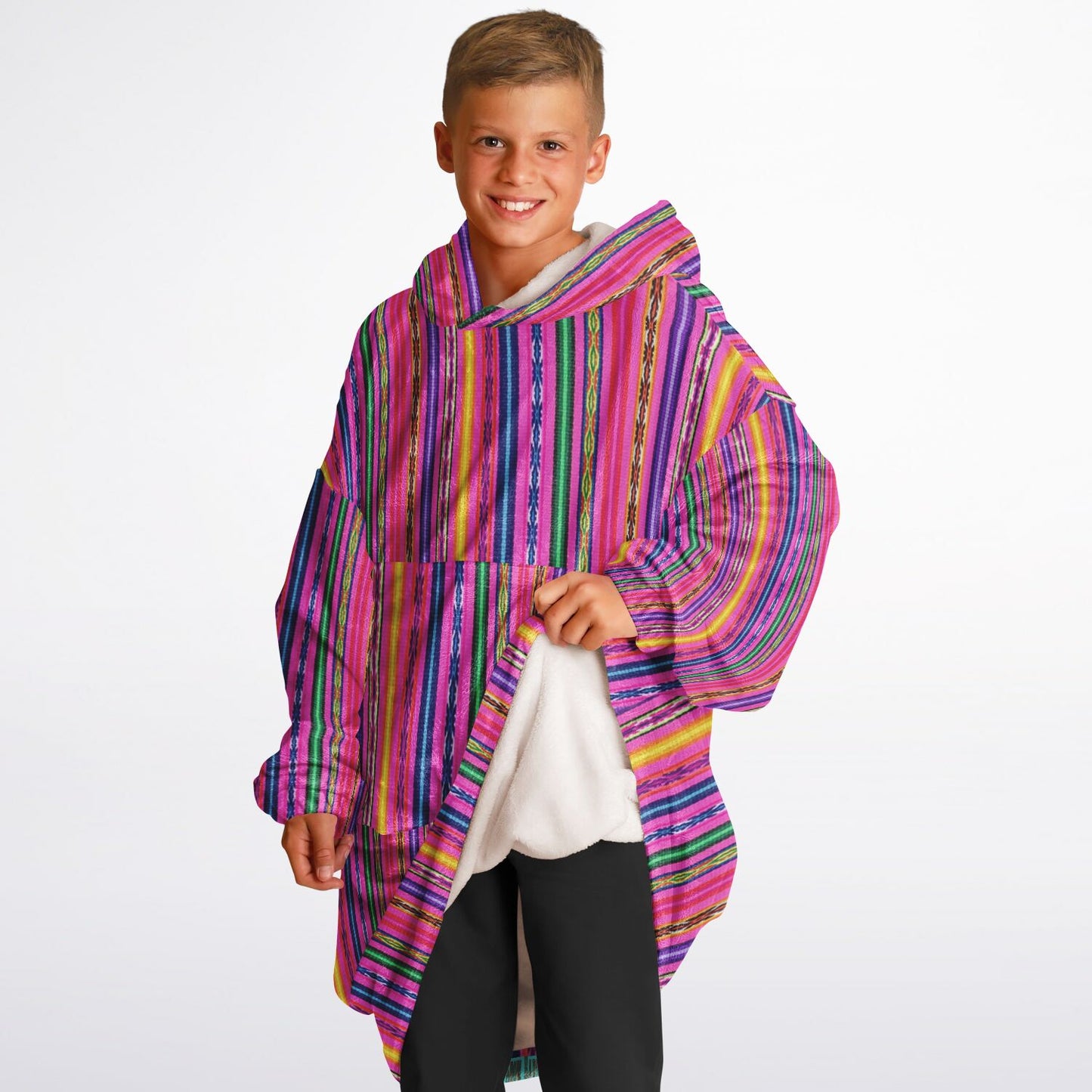 Youth Snoodie - All Over Print Youth Snug Hoodie - Livestock Show Serape