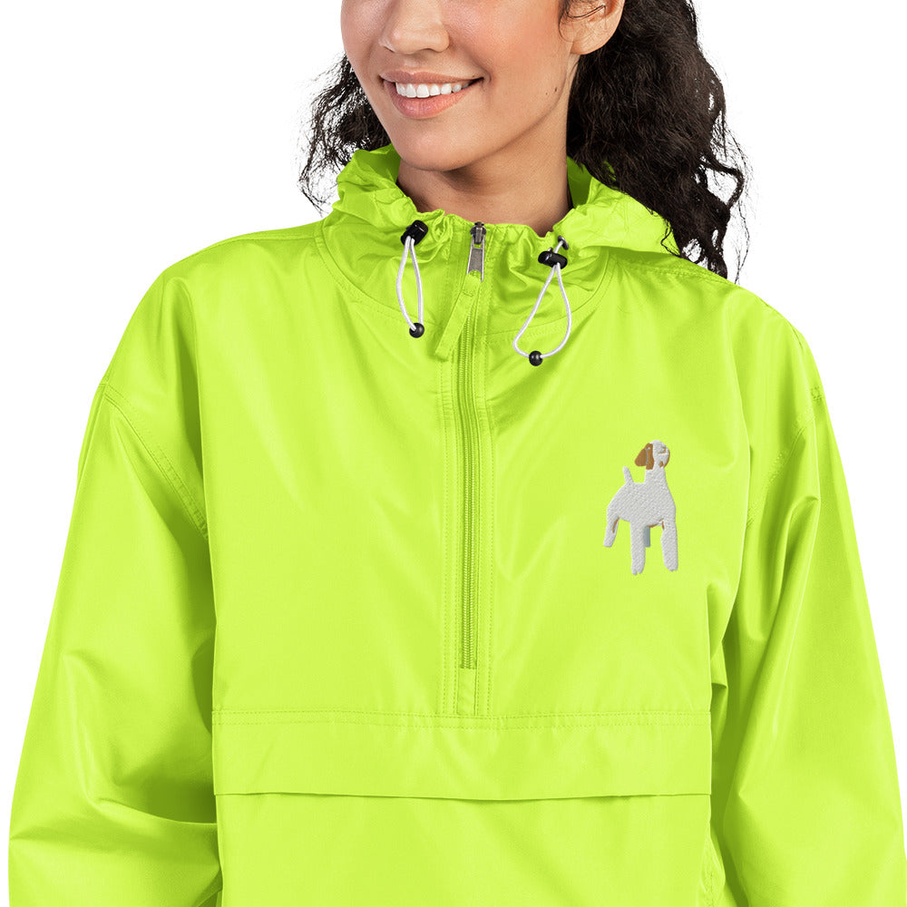 Embroidered Packable Jacket - Livestock Show Market Goat - Wash Rack Pullover Jacket