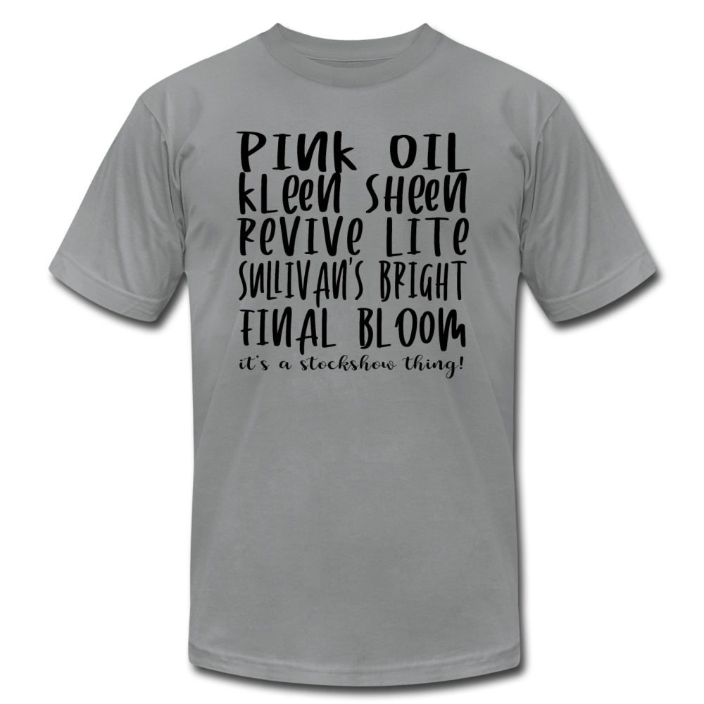 Livestock Show Essentials Unisex Bella Canvas Tshirt - slate