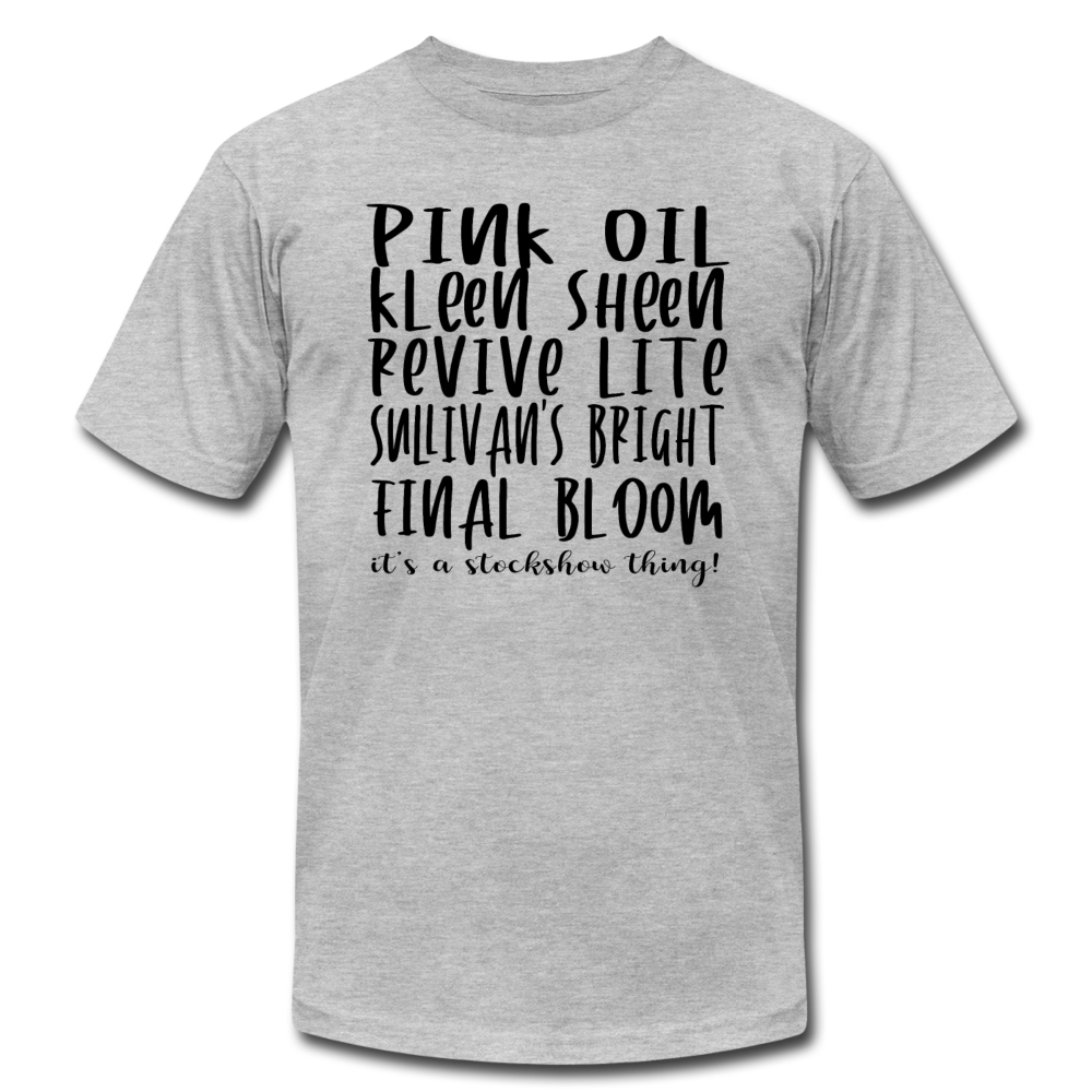 Livestock Show Essentials Unisex Bella Canvas Tshirt - heather gray