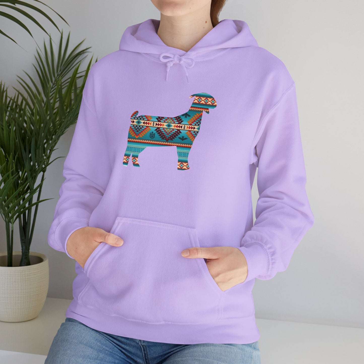 Women's Unisex Heavy Blend™ Hooded Sweatshirt - Southwest Indian Goat - Livestock Show Goat Adult Hoodies