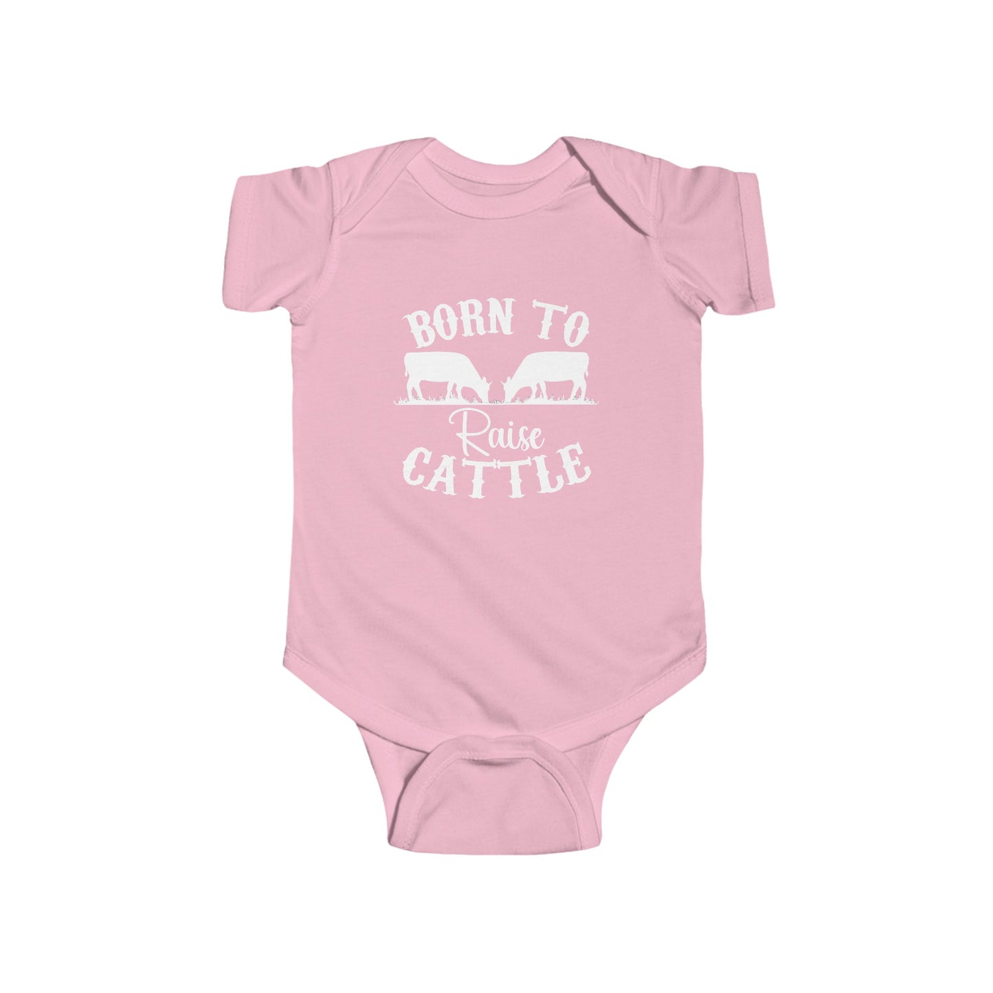 Born To Raise Cattle Baby Onesie