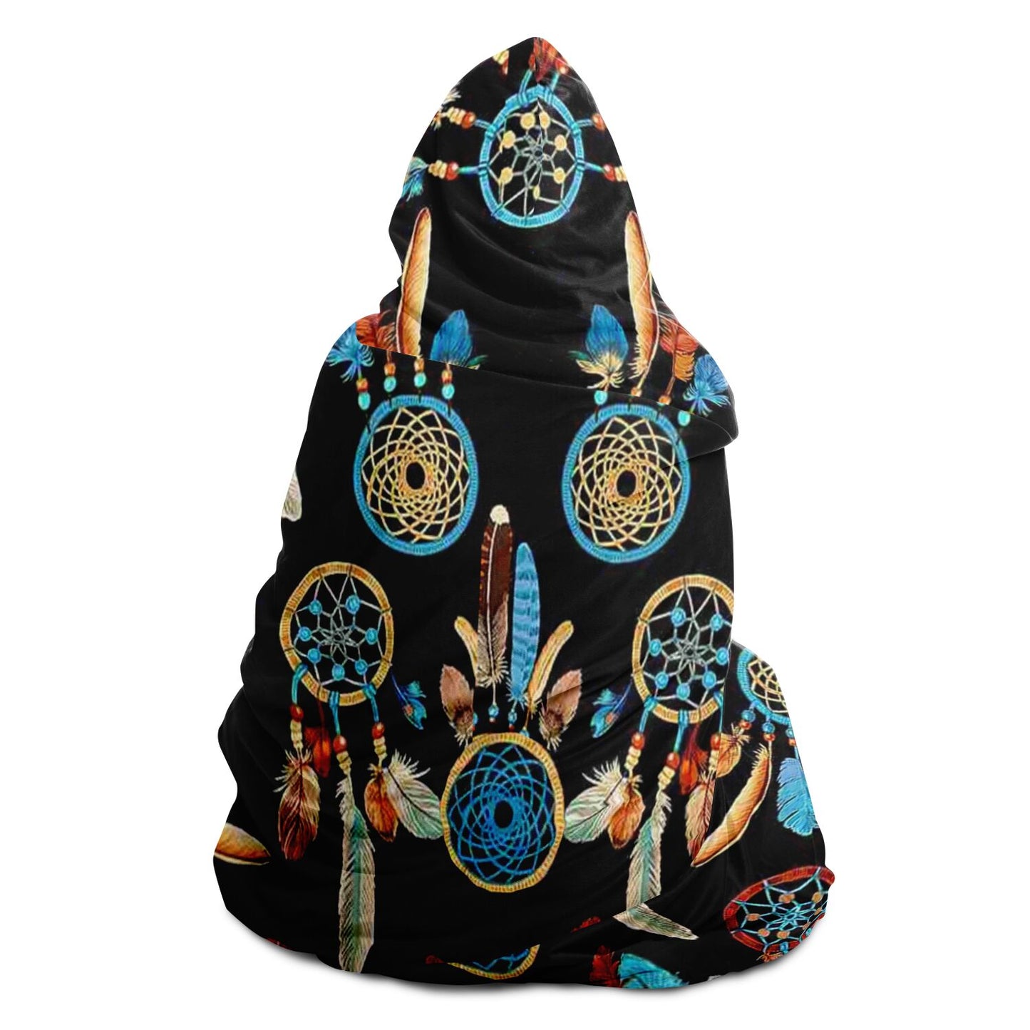 Native Indian Dream Catcher's Hooded Blanket - AOP