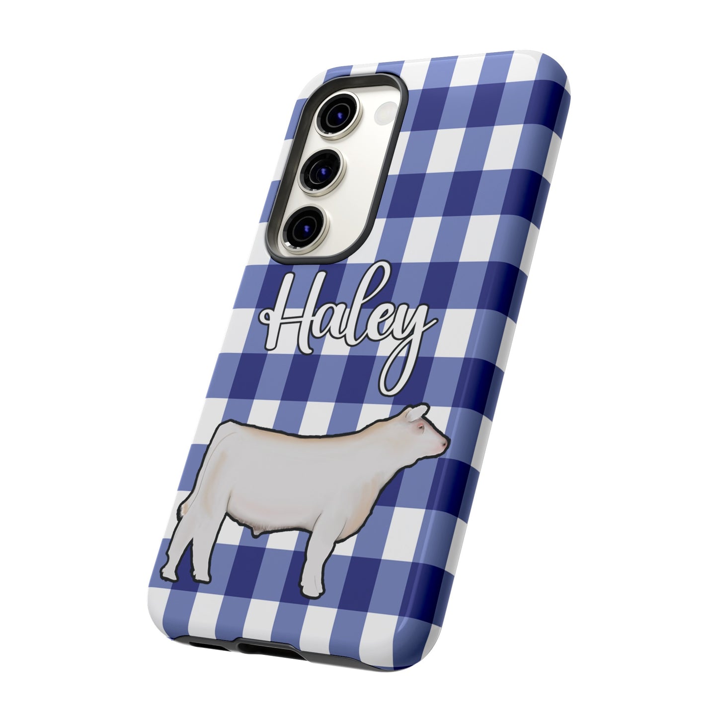 Livestock Show Cow - Livestock Charolais Steer - Android Cow Phone Cases