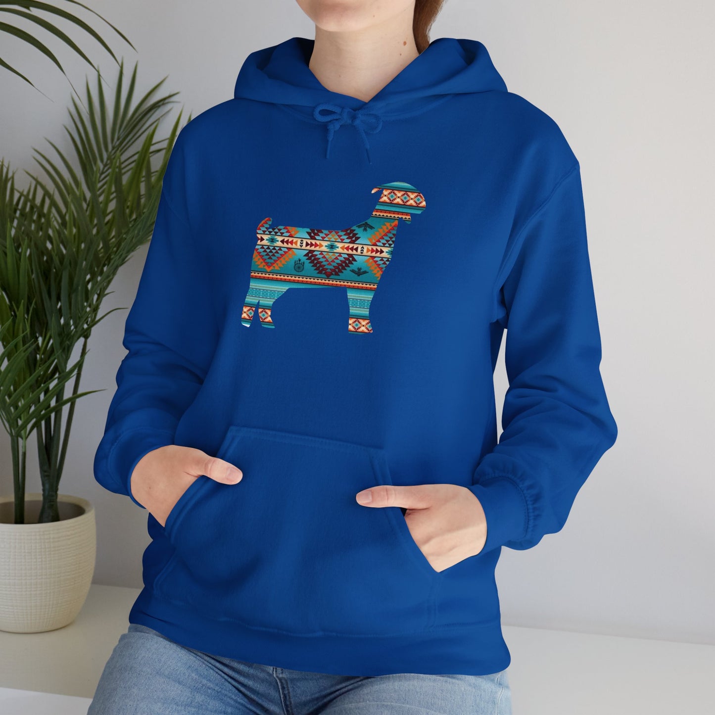 Women's Unisex Heavy Blend™ Hooded Sweatshirt - Southwest Indian Goat - Livestock Show Goat Adult Hoodies