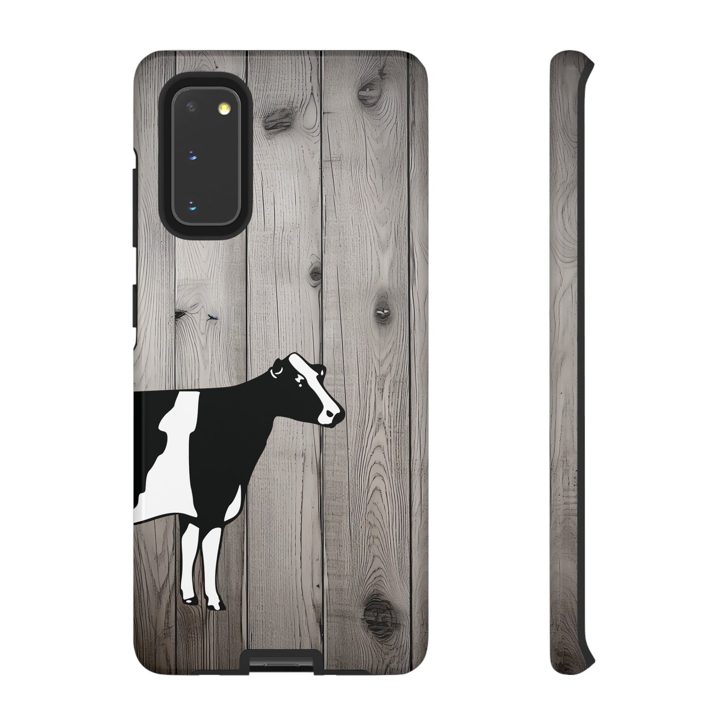 Livestock Show Cow Phone Cases - Livestock Show Dairy Cow - Android Cow Phone Cases-Wood Plank Background