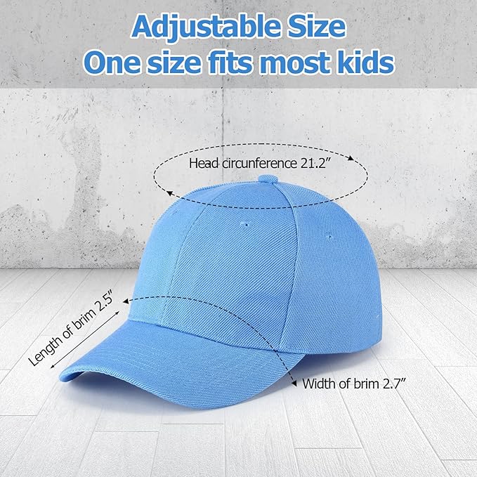 Youth Solid Color Baseball Hat | Adjustable Livestock Show Cap | Barn Life Everyday Hat | DTF Print Hat