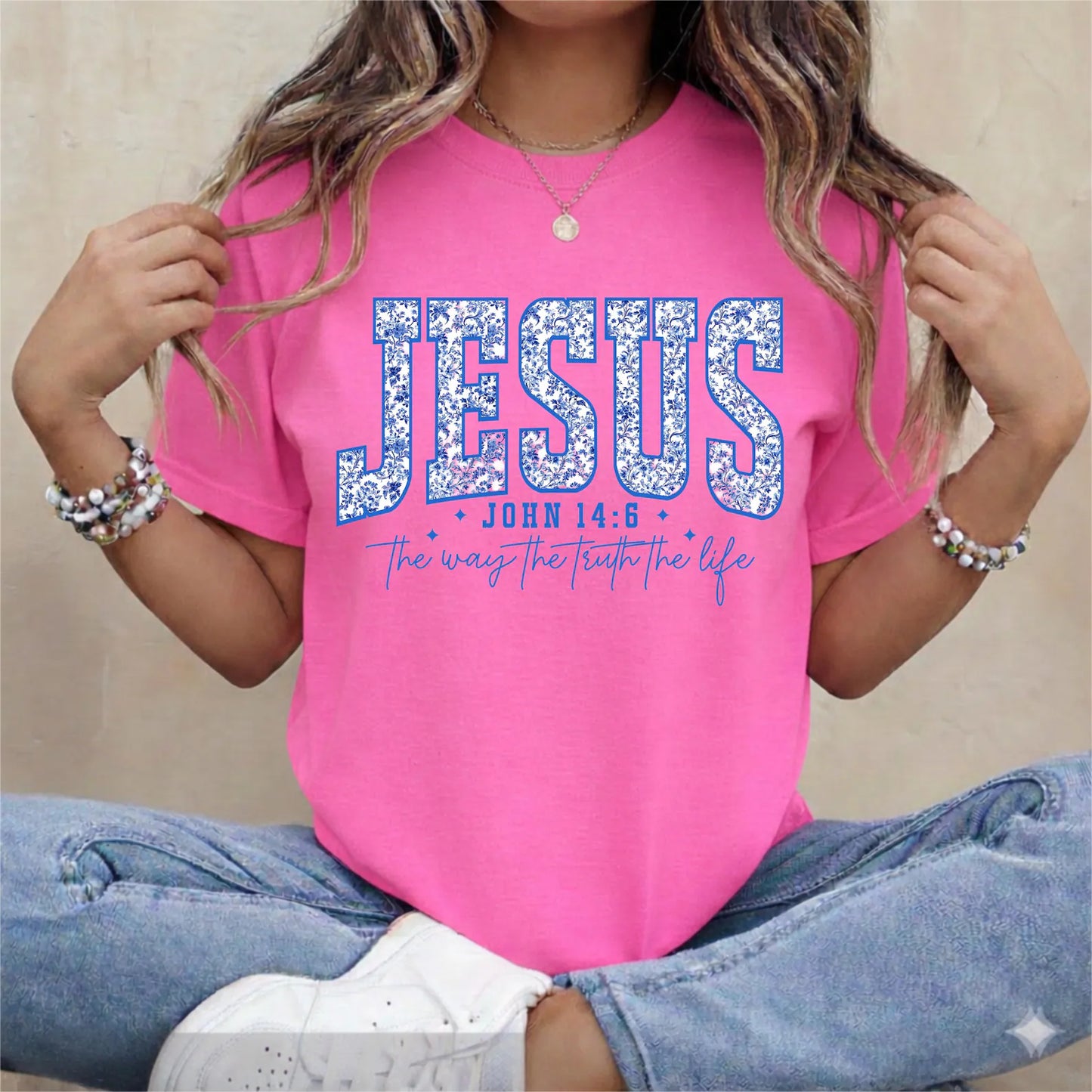 Jesus John 14:6 Shirt | Faith Graphic Tee | Faith Based Scripture T-Shirt | Show Mom