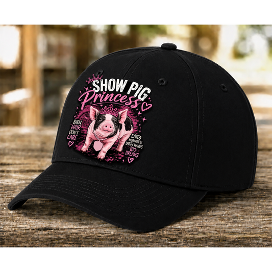 Youth Solid Color Baseball Hat | Adjustable Livestock Show Cap | Barn Life Everyday Hat | DTF Print Hat