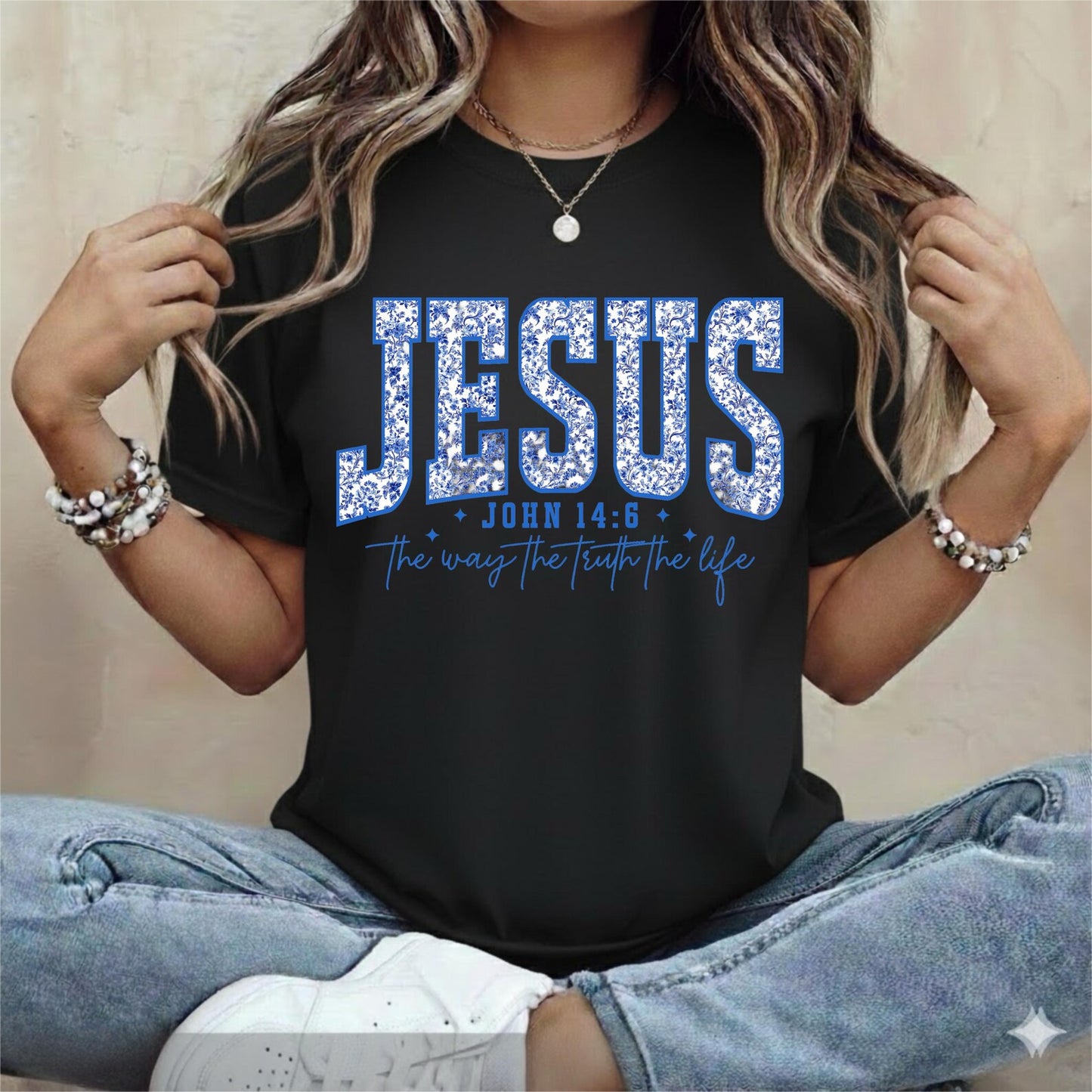 Jesus John 14:6 Shirt | Faith Graphic Tee | Faith Based Scripture T-Shirt | Show Mom