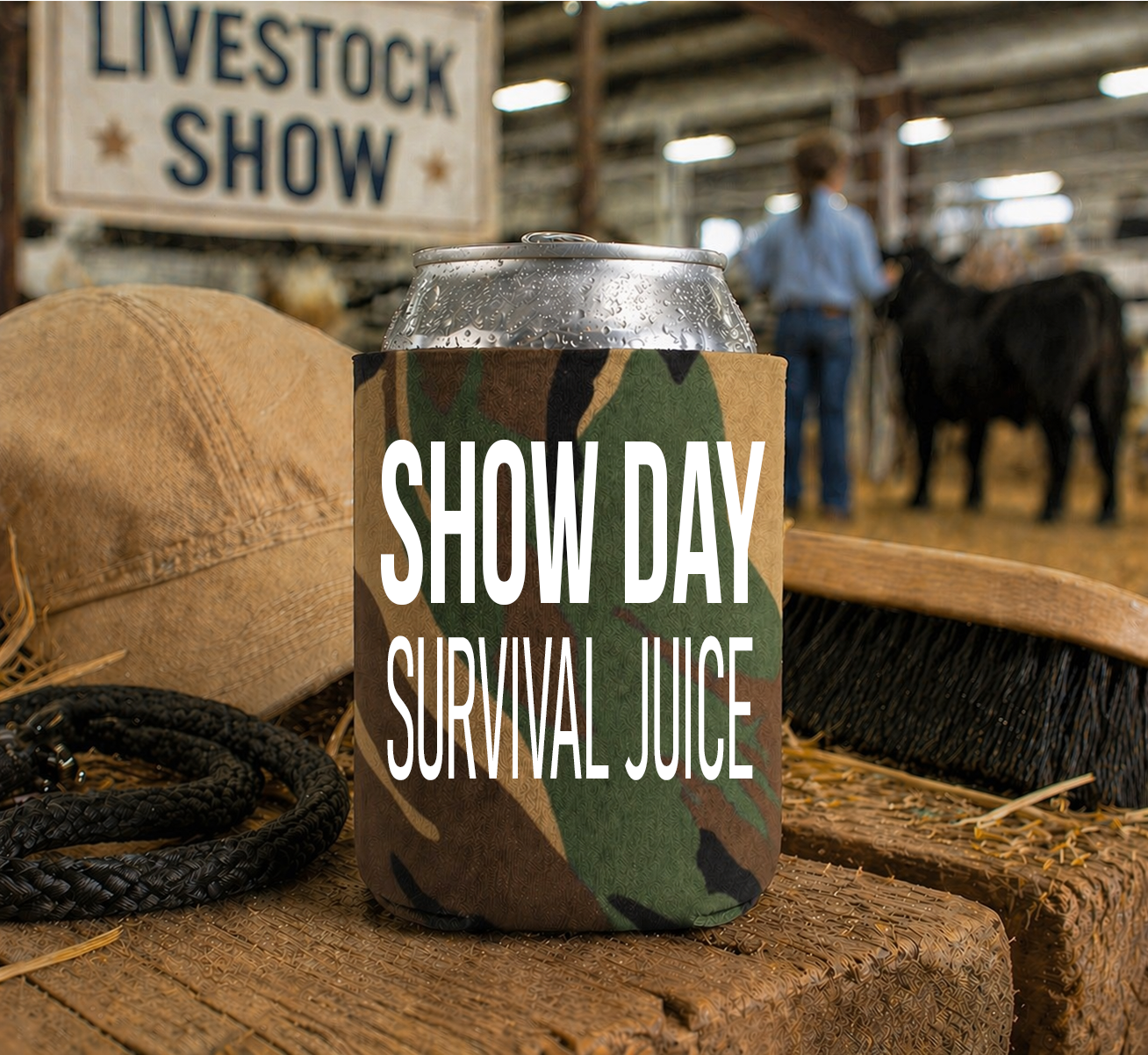 Premium Insulated Koozies for Livestock Shows, Barn Life & Everyday Sips, Printed on Both Sides