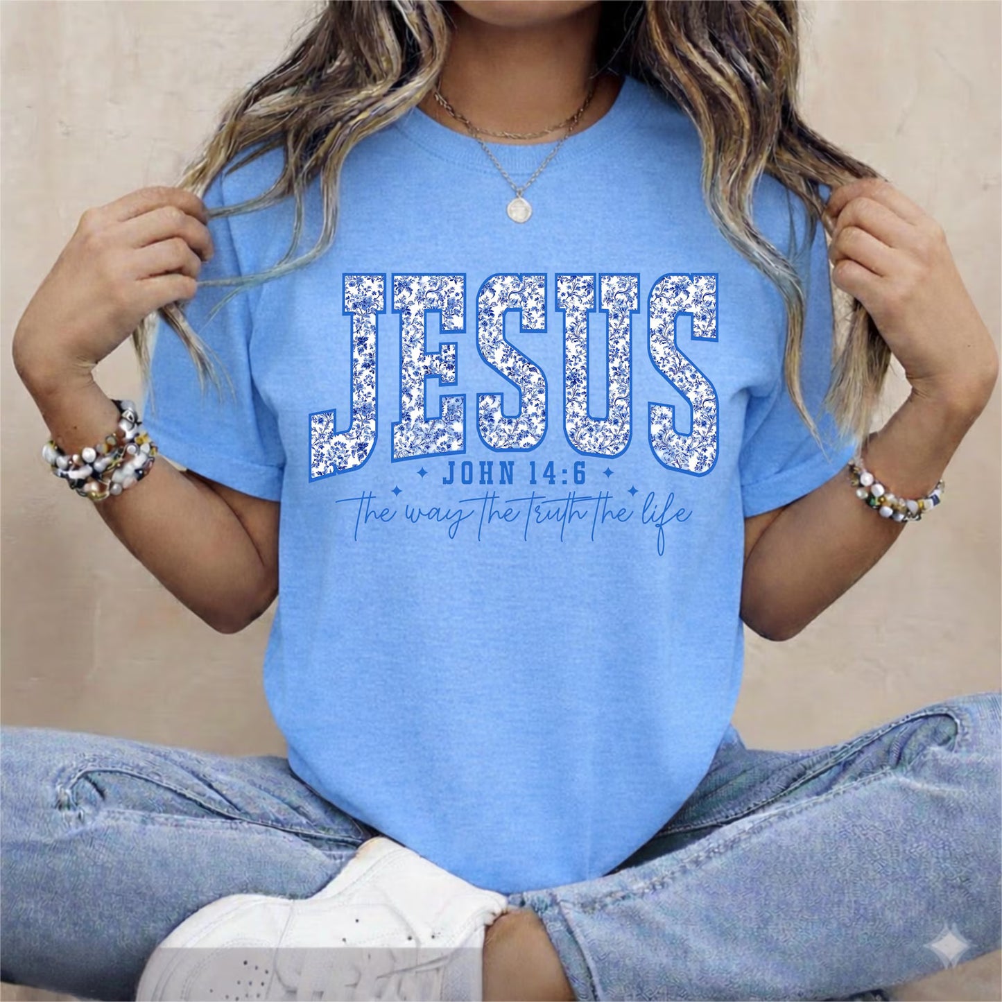 Jesus John 14:6 Shirt | Faith Graphic Tee | Faith Based Scripture T-Shirt | Show Mom