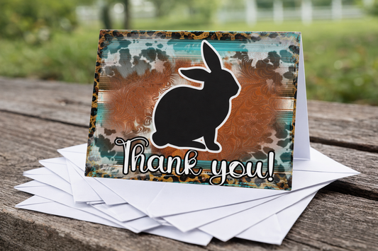 Custom Buyer Thank You Card for Livestock Shows | 4x6 Printable Folded Card Download