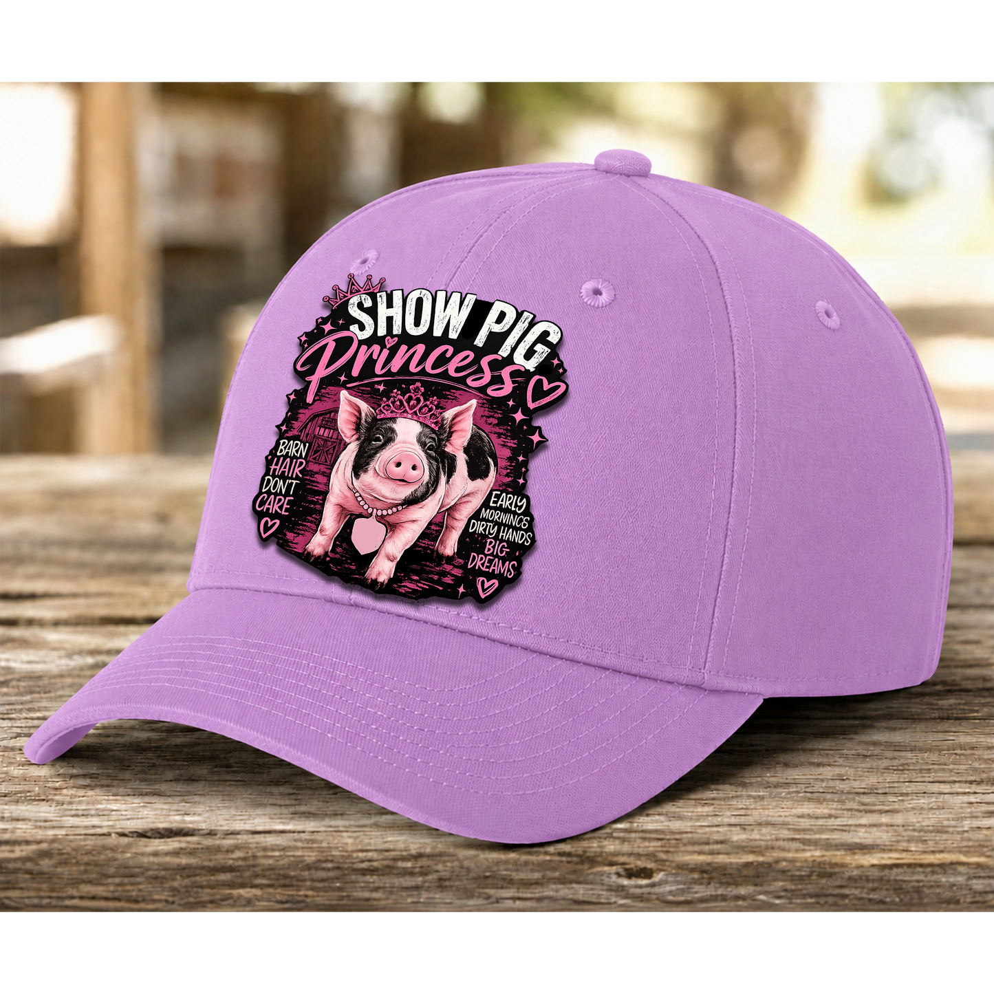 Youth Solid Color Baseball Hat | Adjustable Livestock Show Cap | Barn Life Everyday Hat | DTF Print Hat