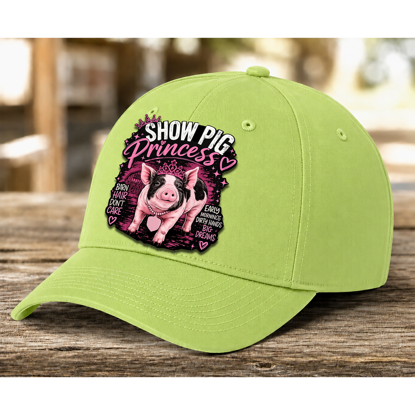 Youth Solid Color Baseball Hat | Adjustable Livestock Show Cap | Barn Life Everyday Hat | DTF Print Hat