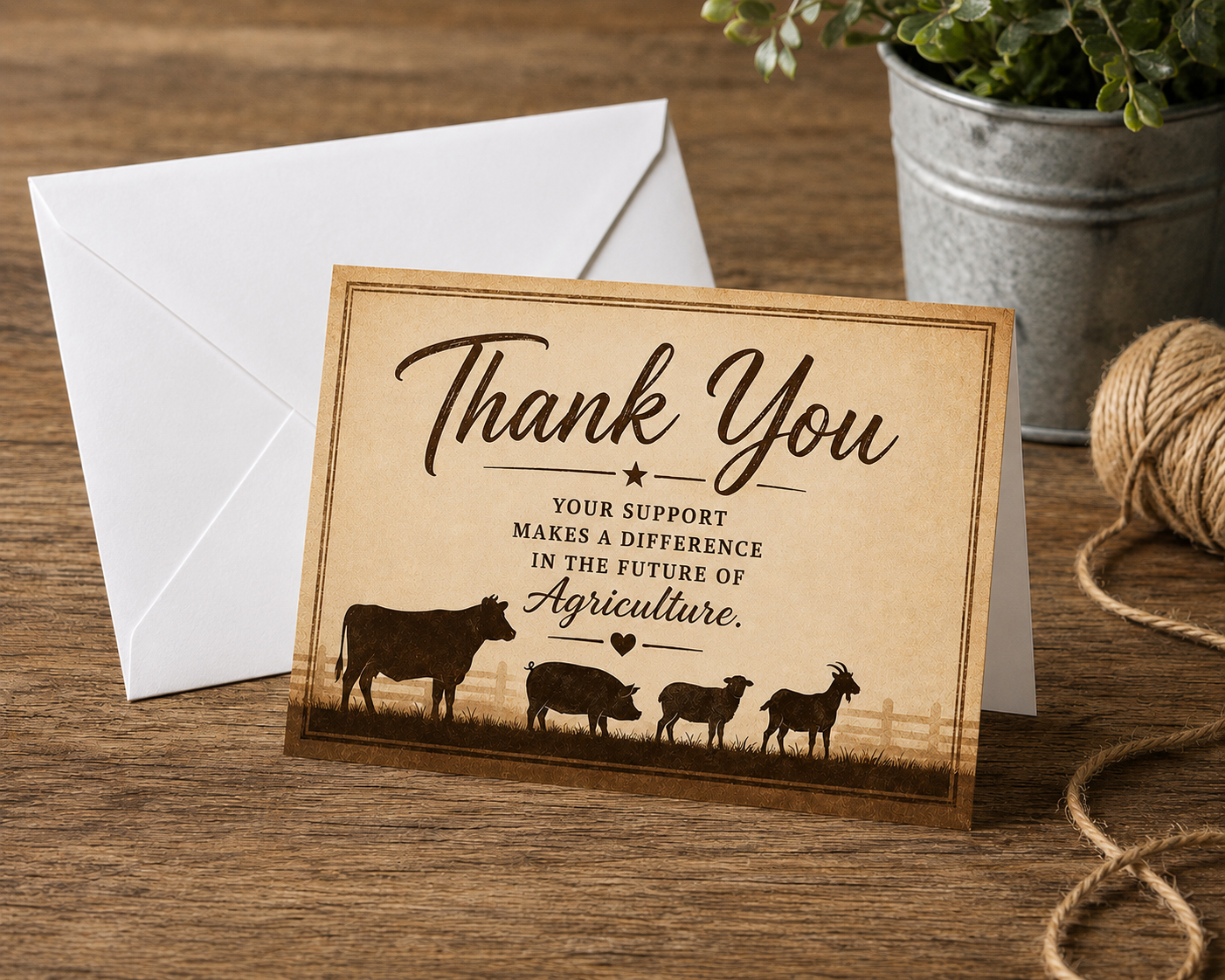 Livestock Show Buyer Appreciation Gift Bundle | Decal on Both Sides