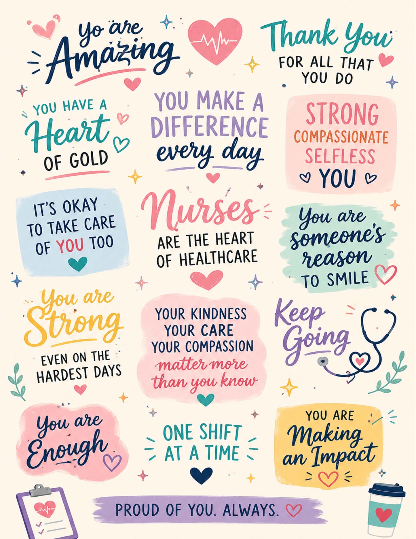 Oh Shift Nurse Reset Kit | Printable Journal for Nurses | 5-Minute Burnout Relief