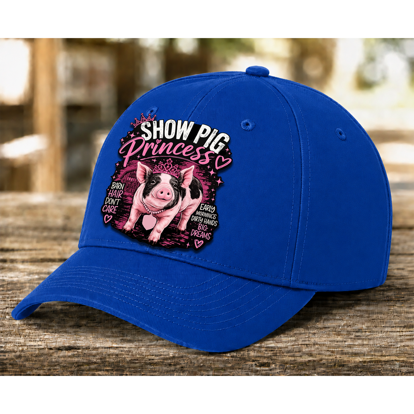 Youth Solid Color Baseball Hat | Adjustable Livestock Show Cap | Barn Life Everyday Hat | DTF Print Hat