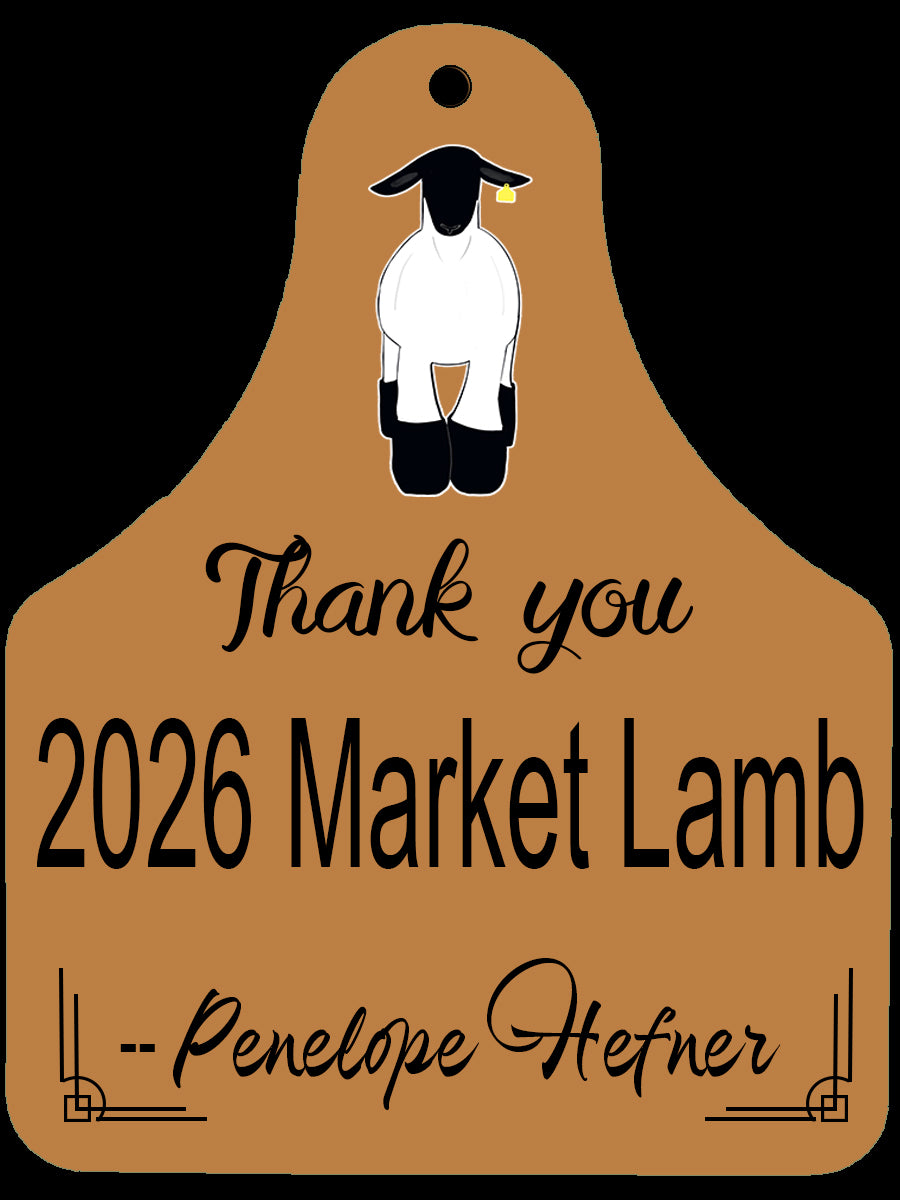 Livestock Show Buyer Appreciation Gift Bundle | Decal on Both Sides