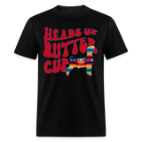 Heads Up Butter Cup Livestock Show Goat Unisex Adult Short-sleeve T-shirt - black