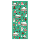 Papel de regalo de cordero Christmas Livestock Show - Impreso en un lado - Papel de 24" x 5' de largo - Papel de regalo navideño 