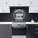 Round Metal Sign - Livestock Show Pig - Indoors or Outdoors