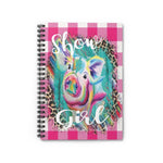 Cuaderno espiral Show Girl - Línea reglada - Cerdo de exhibición ganadera