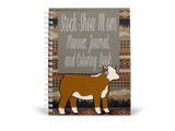 Show Mom Journal, Planner, & Coloring Book For Show Heifers