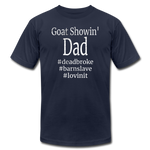 Goat Showin' Dad Shirt - navy