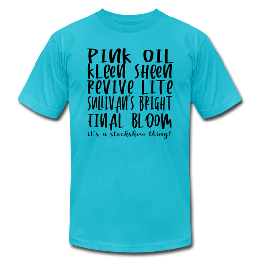 Livestock Show Essentials Unisex Bella Canvas Tshirt - turquoise